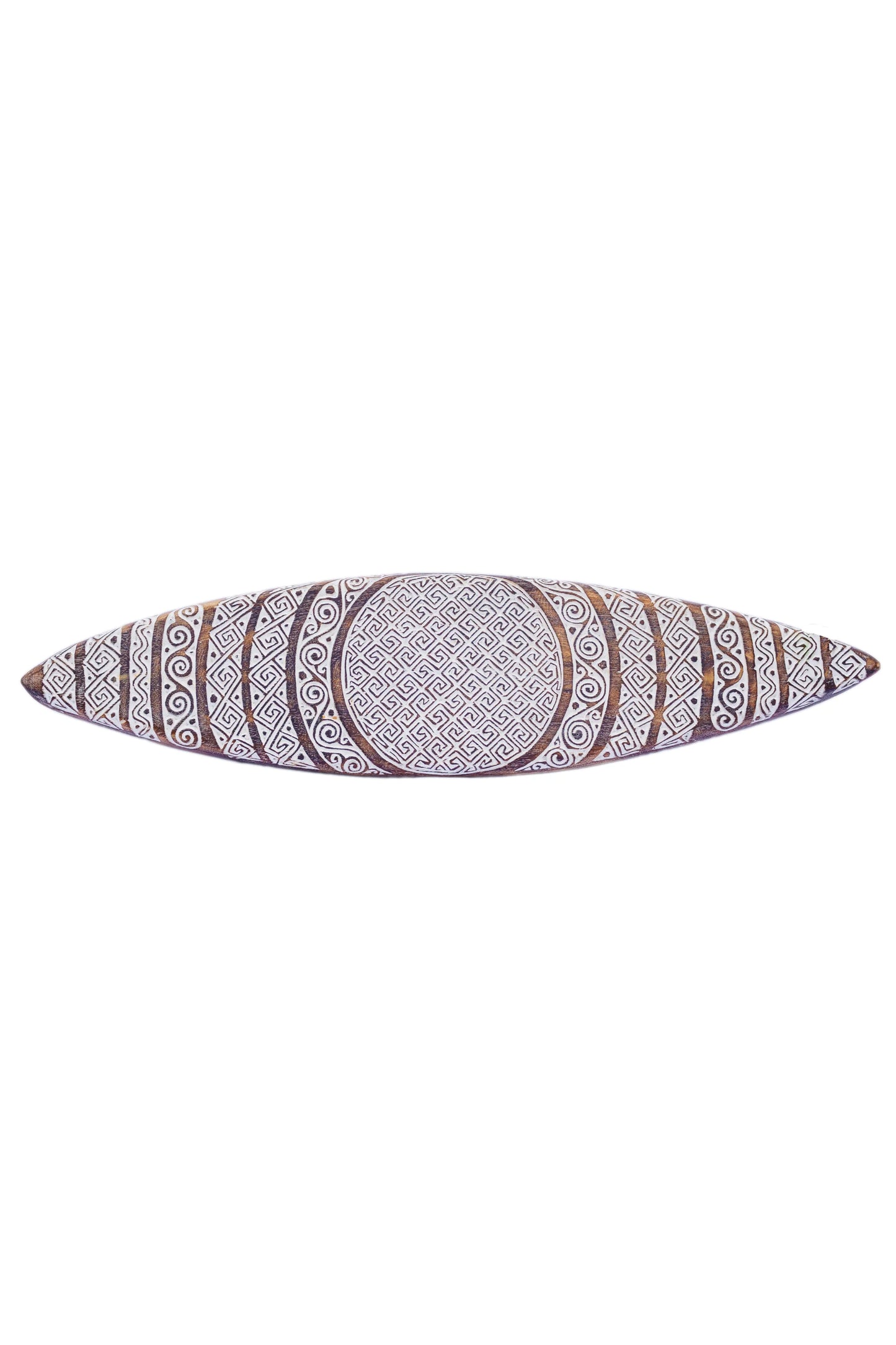 Tribal Carved Surfboard Wall Decor - Style 6