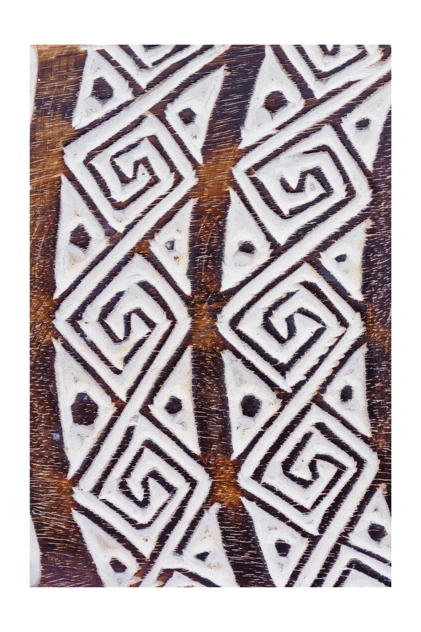 Tribal Carved Surfboard Wall Decor - Style 6
