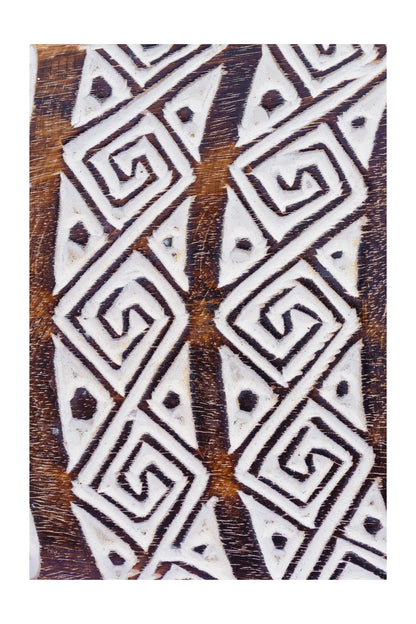 Tribal Carved Surfboard Wall Decor - Style 6