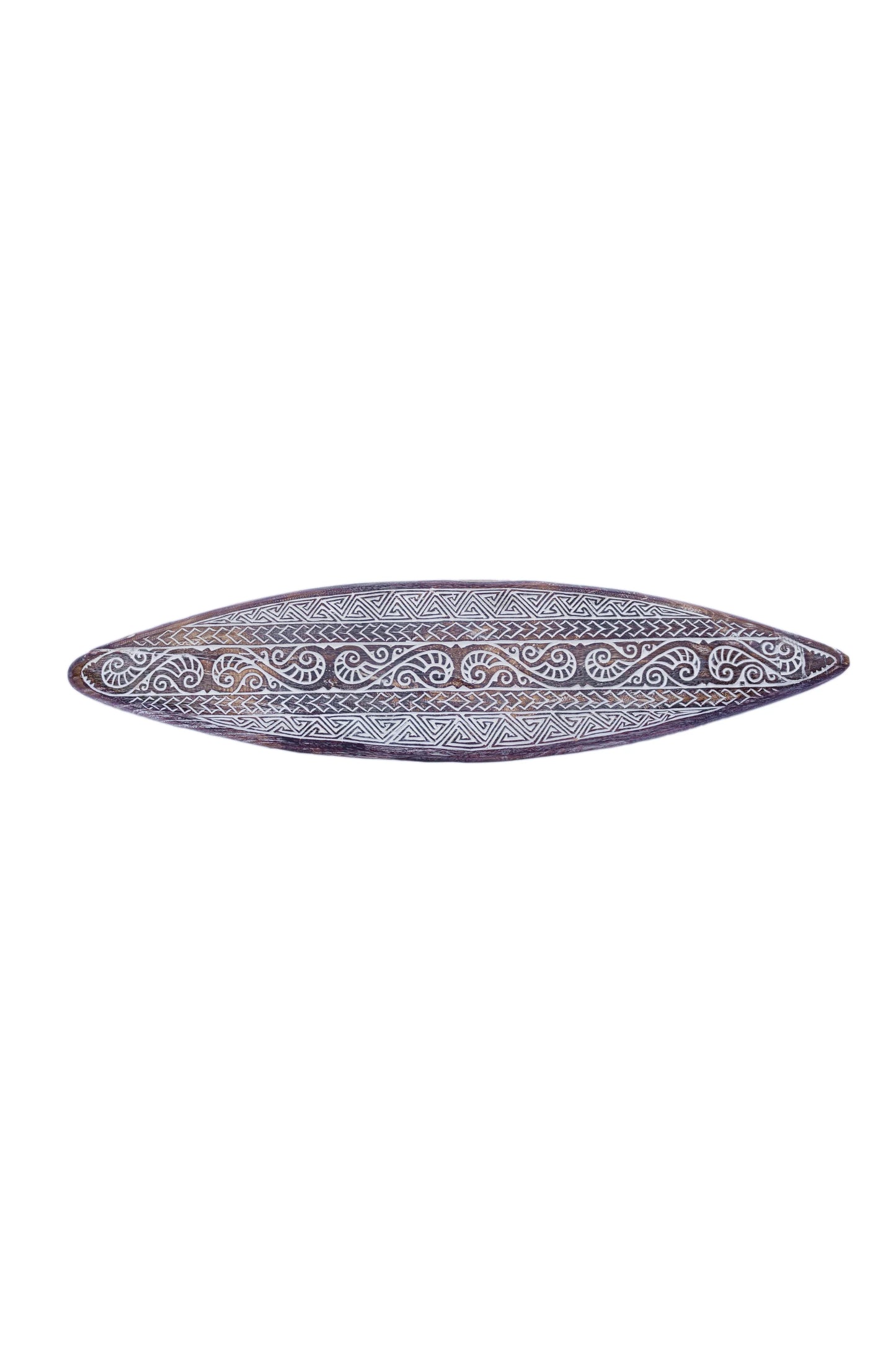 Tribal Carved Surfboard Wall Decor - Style 7