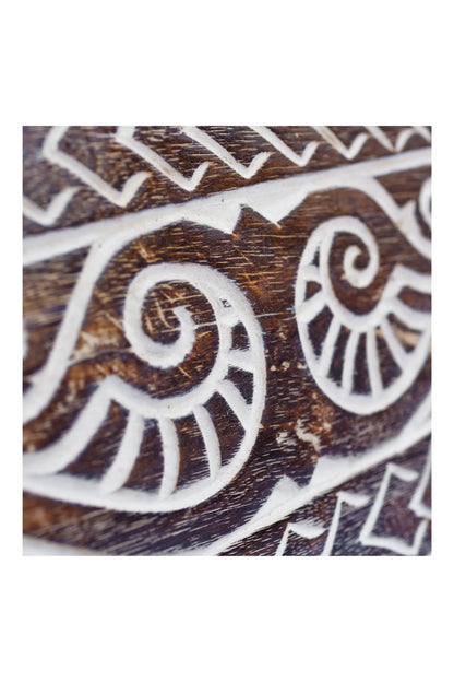 Tribal Carved Surfboard Wall Decor - Style 7