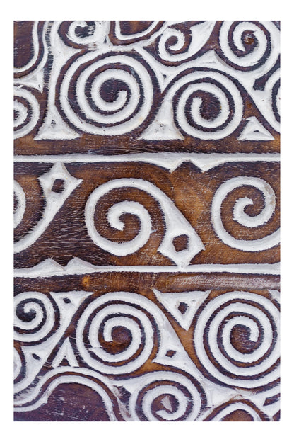 Tribal Carved Surfboard Wall Decor - Style 3