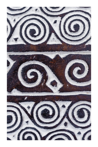 Tribal Carved Surfboard Wall Decor - Style 3