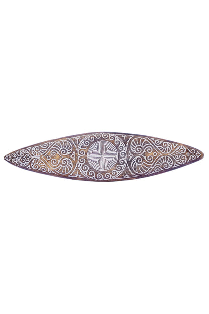 Tribal Carved Surfboard Wall Decor - Style 10