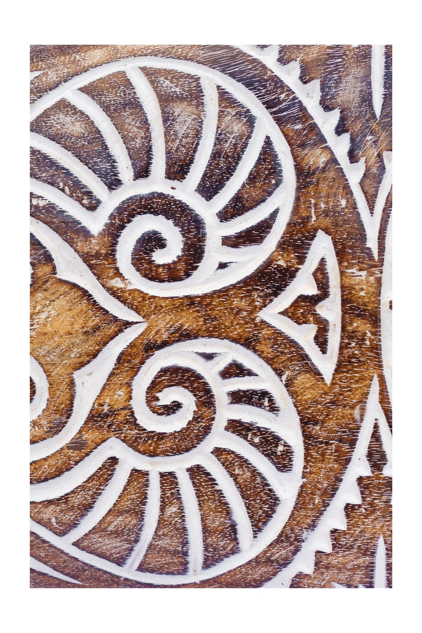 Tribal Carved Surfboard Wall Decor - Style 10