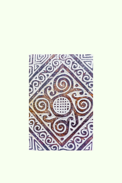 Intricate Tribal Hand Carved Wooden Panel – Large (Style 1)