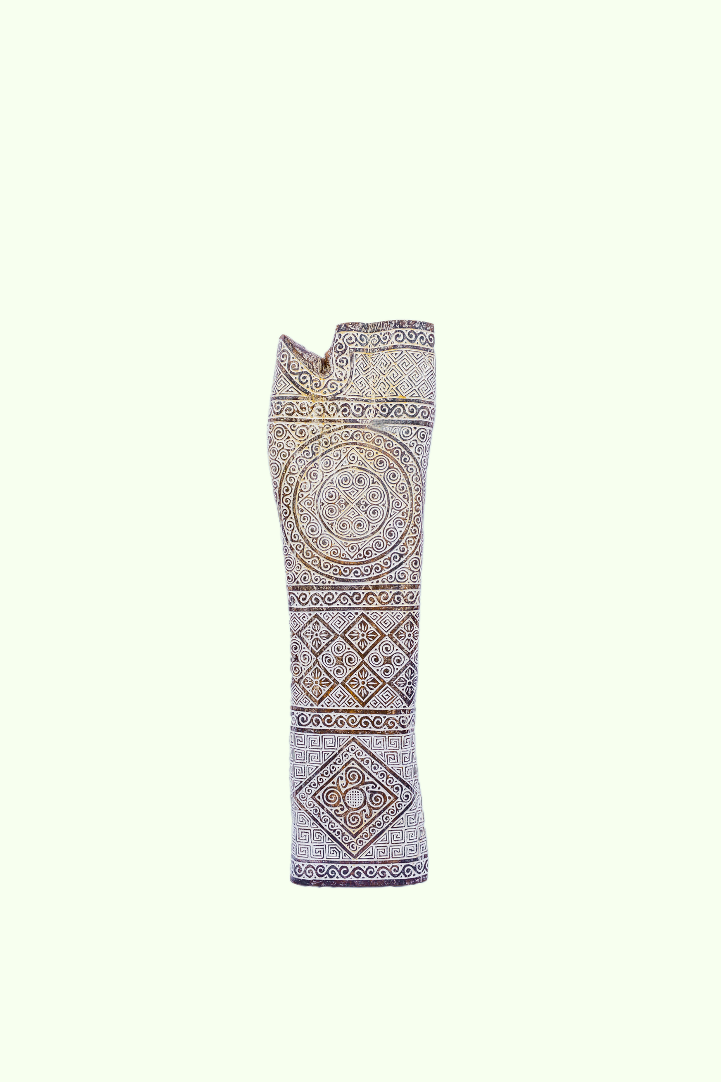 Intricate Tribal Hand Carved Wooden Panel – Large (Style 1)