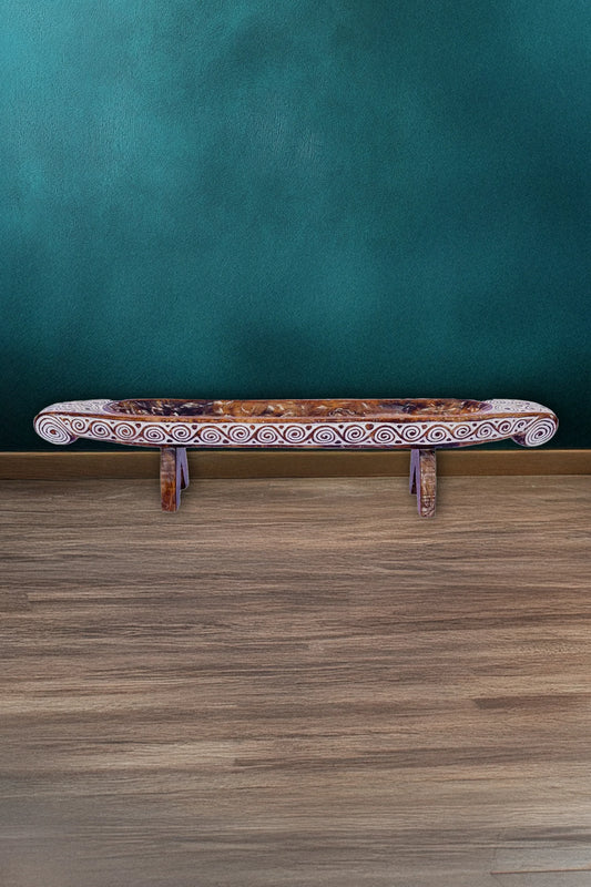 Hand Carved Boat Table Decor – Style 5