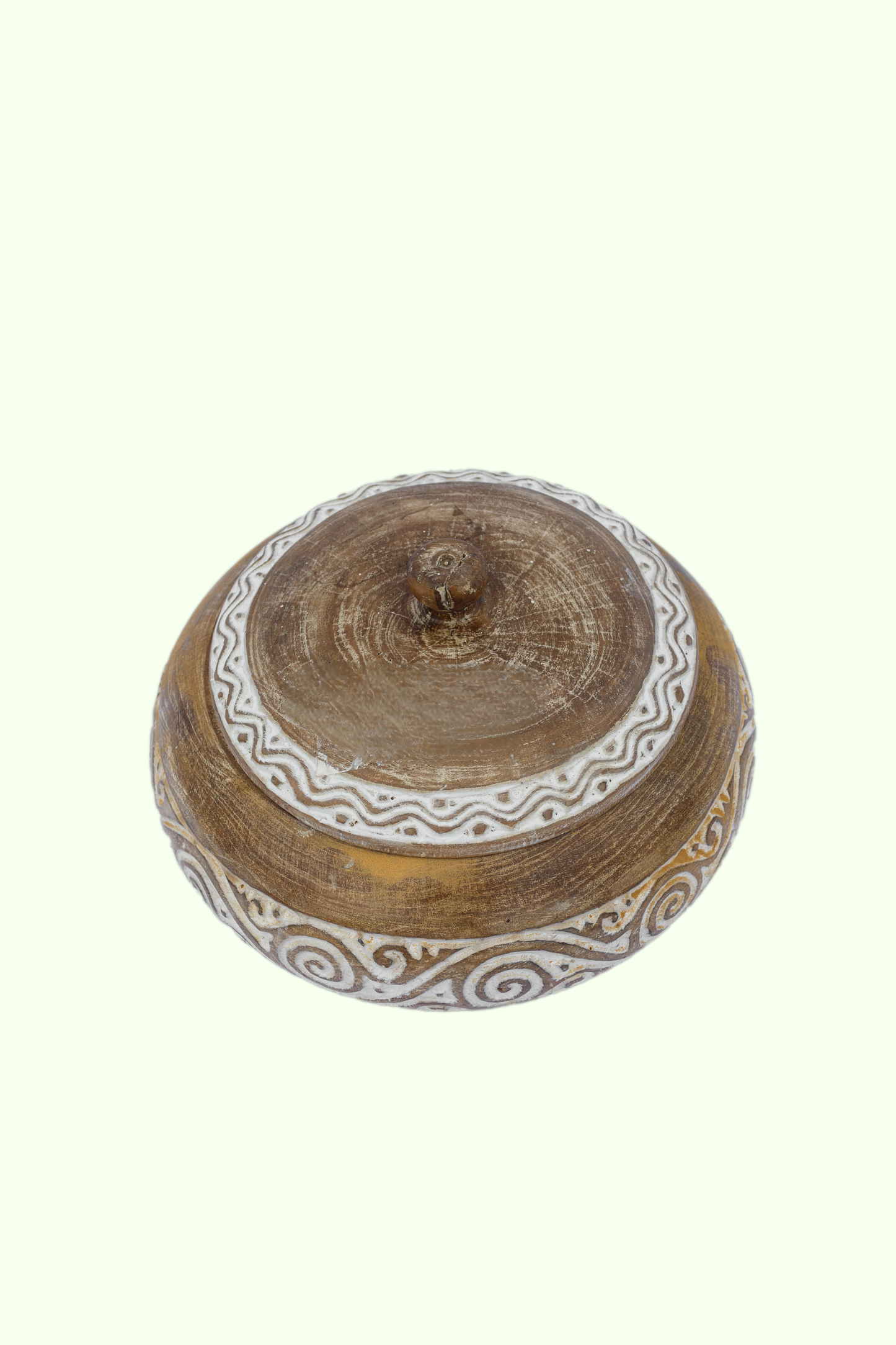 Hand Carved Timor Tribal Bowl – Style 7