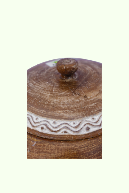 Hand Carved Timor Tribal Bowl – Style 7