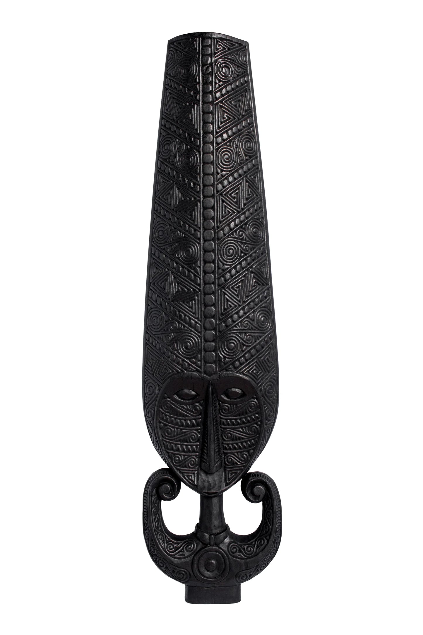 Antique Timor Warrior King Statue - Medium - Style 02