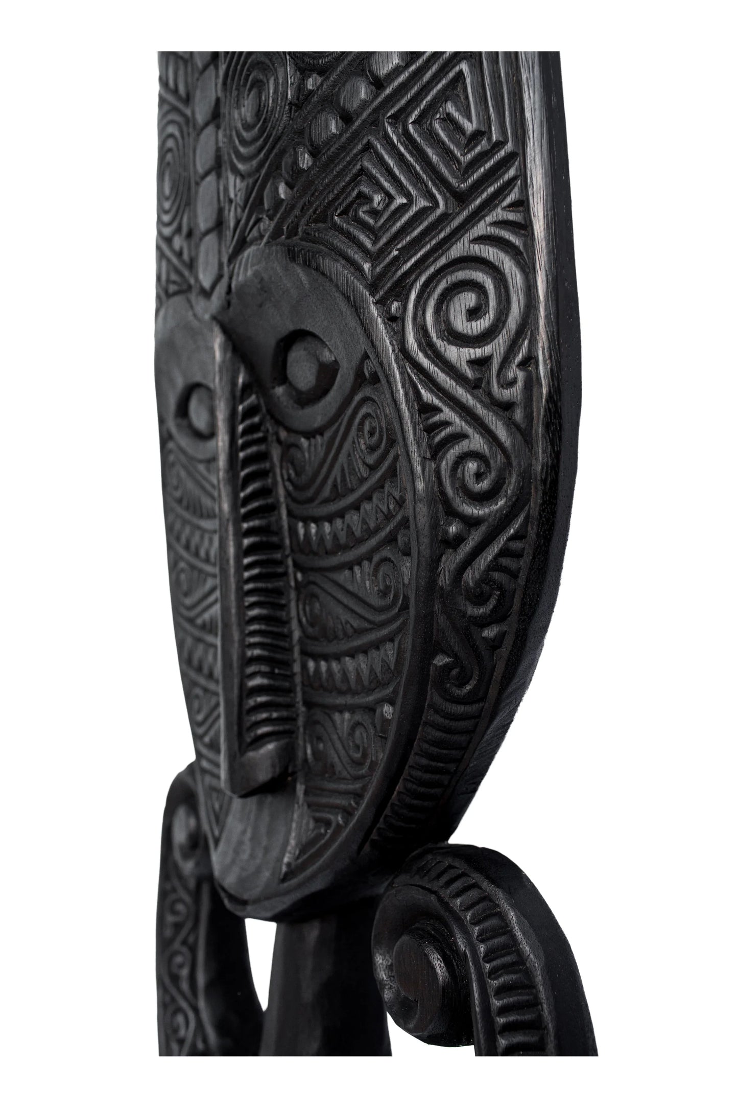 Antique Timor Warrior King Statue - Medium - Style 02