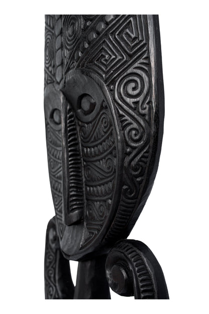 Antique Timor Warrior King Statue - Medium - Style 02