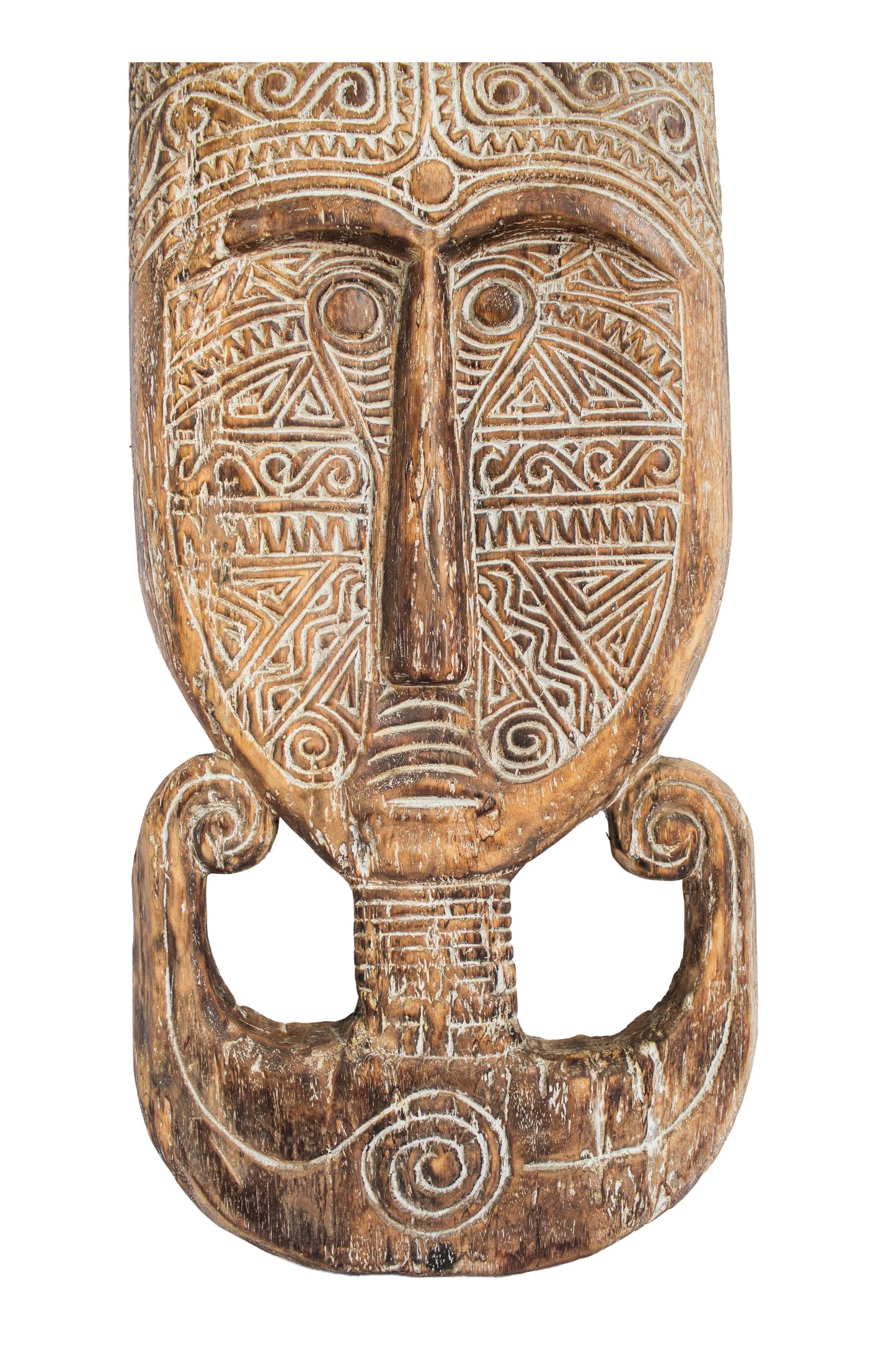 Antique Timor Warrior King Statue - Large - Style 03