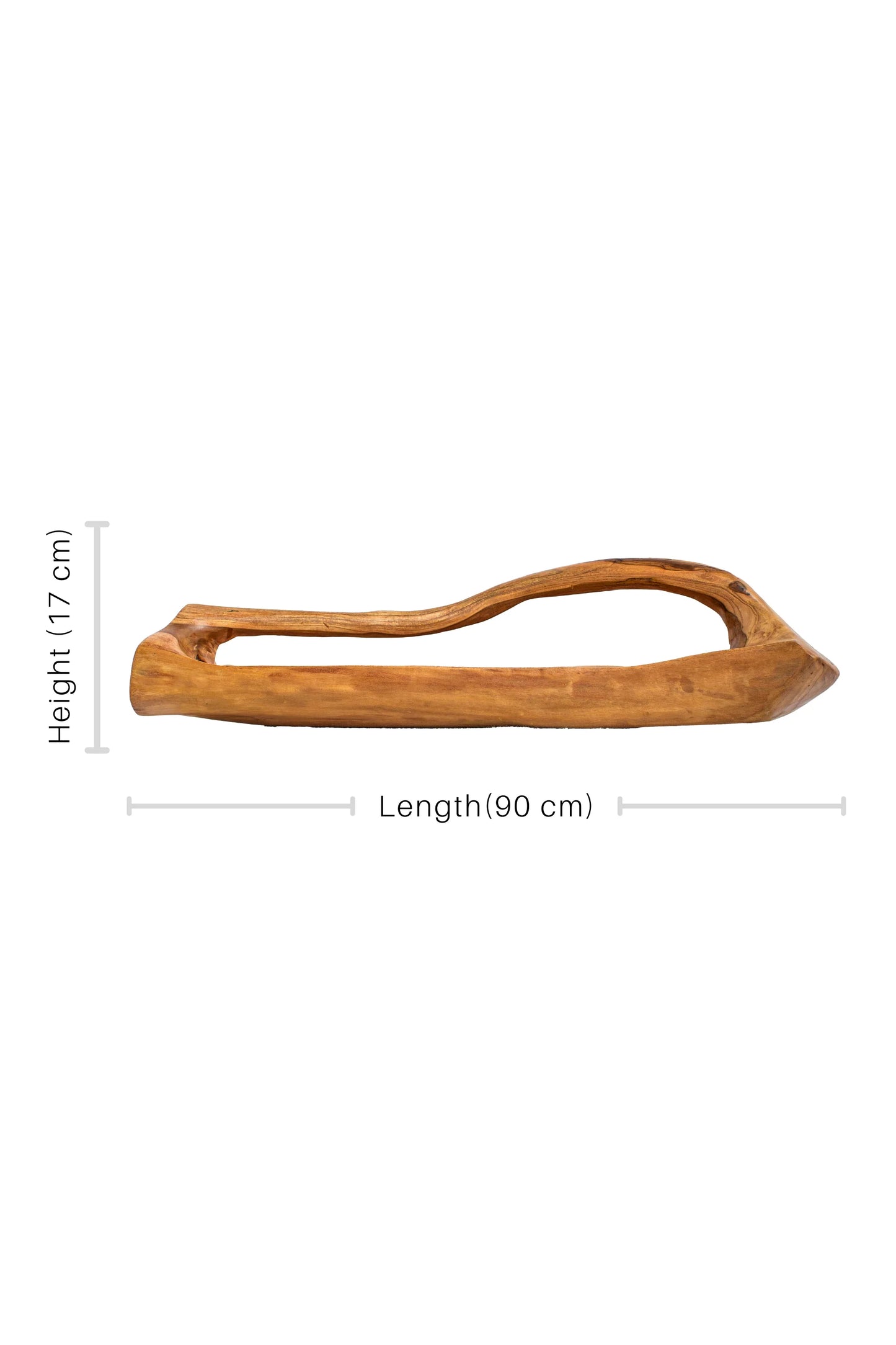 Teak Root Wooden Bowl with Handle
