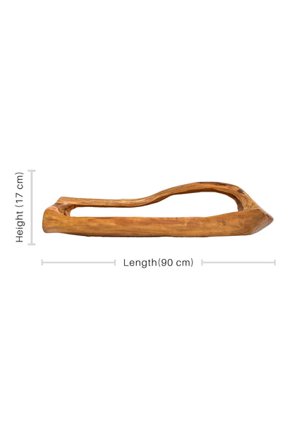 Teak Root Wooden Bowl with Handle