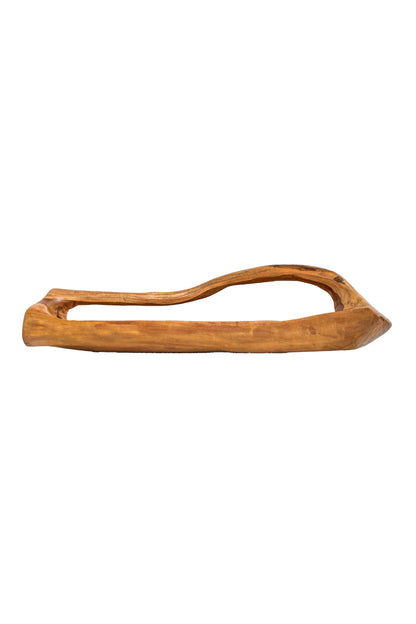 Teak Root Wooden Bowl with Handle