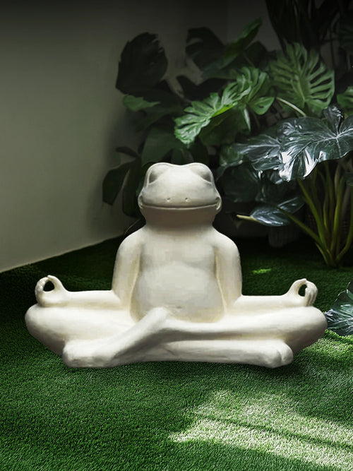 Meditating Frog Large - Custom Image