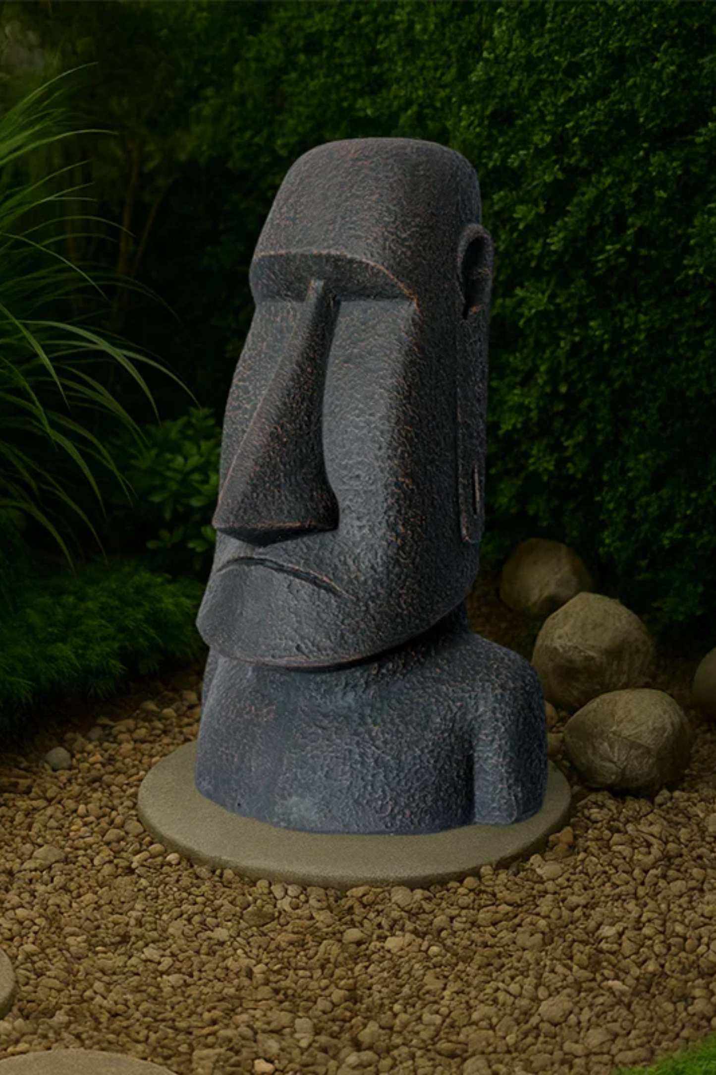 Moai Easter Island Head Extra Small – Style 21 - Antique Bronze
