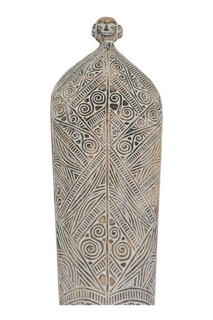 Toraja Queen's Courtier Hand Carved Mask