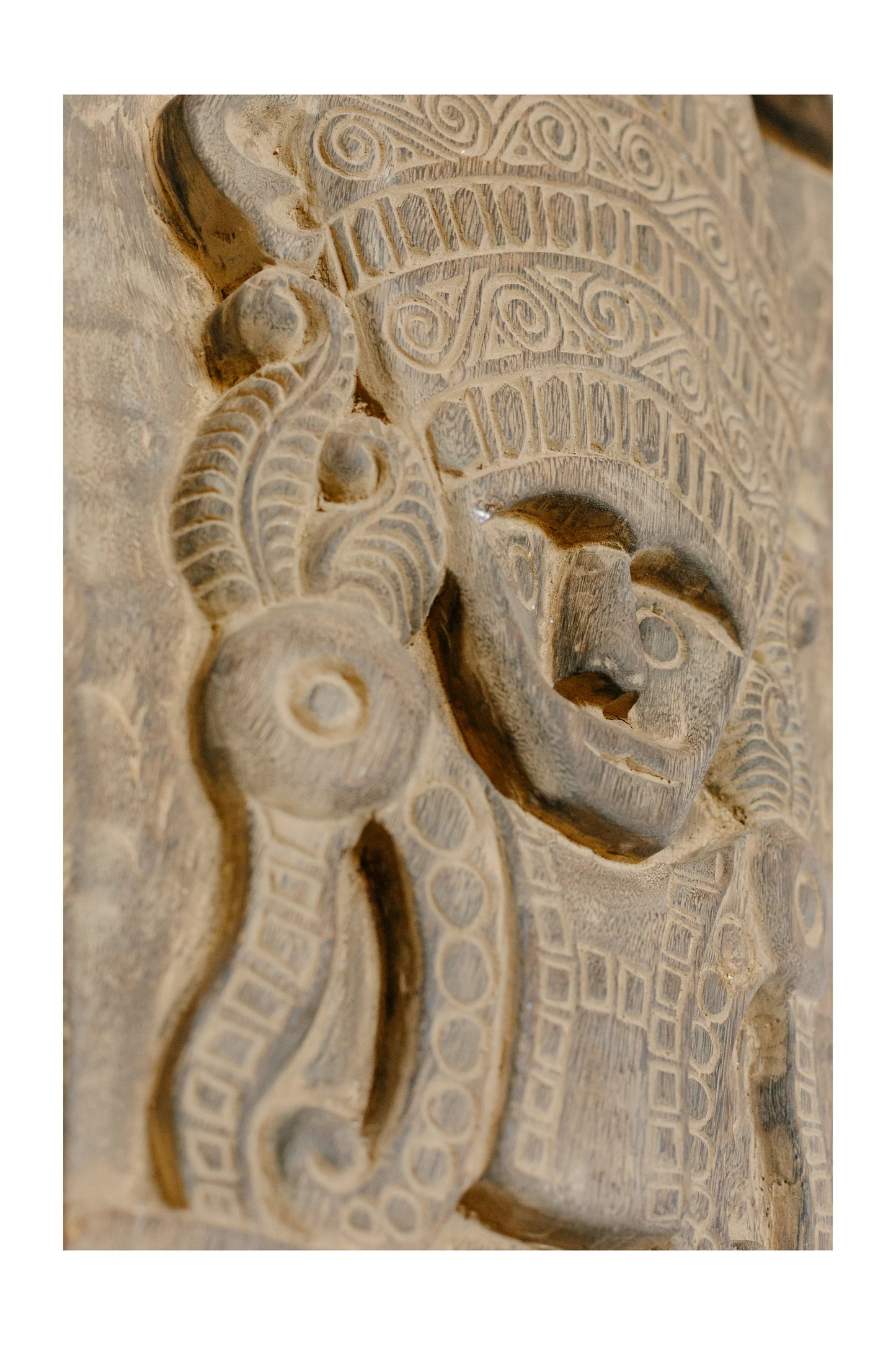 Tribal Madurese Carved Panel – Style 06