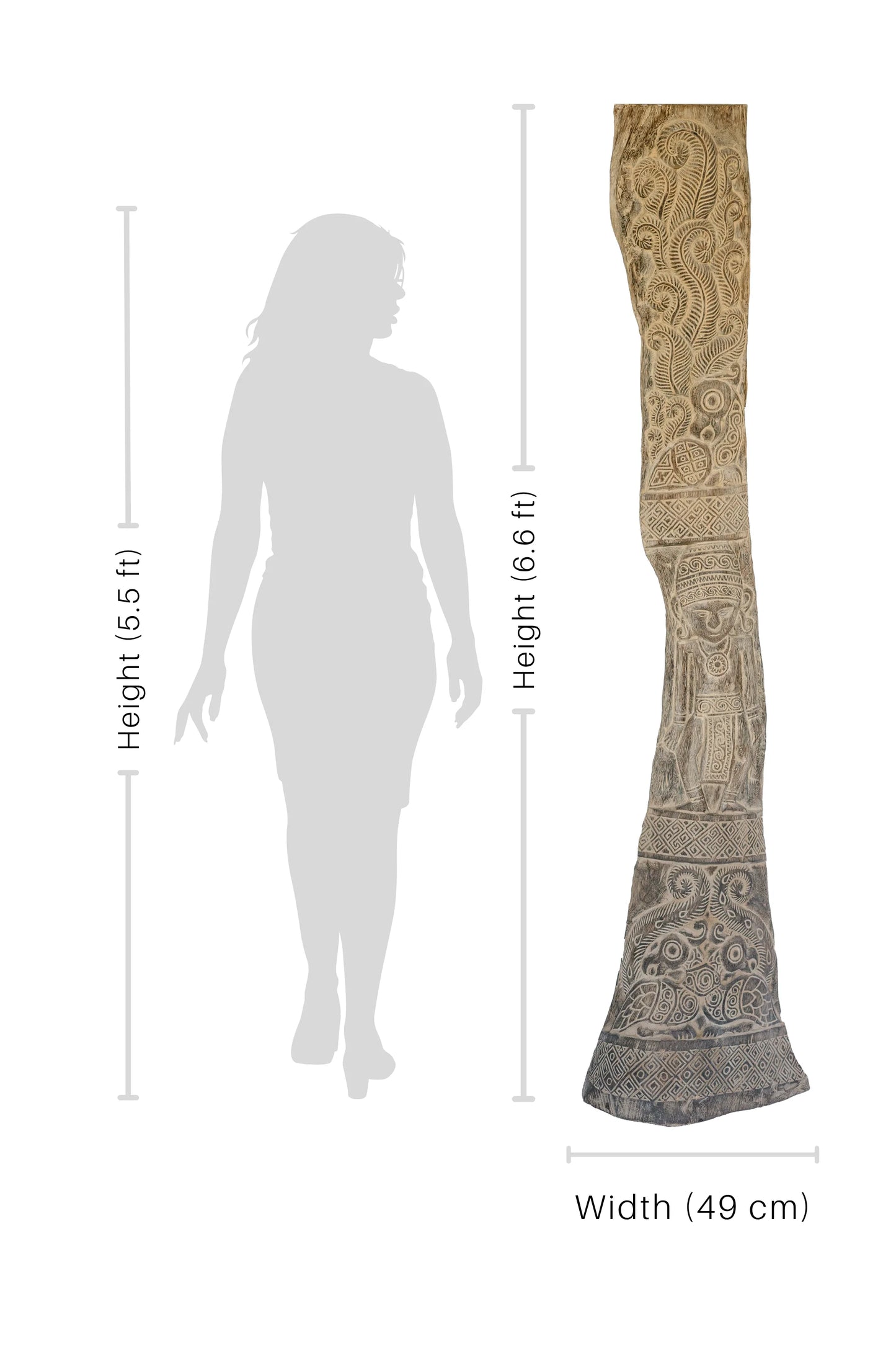 Tribal Madurese Carved Panel – Style 08