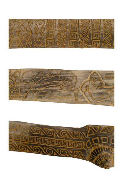 Tribal Madurese Carved Panel Set – Style 09