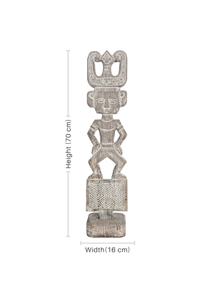 Small Tribal Man Statue