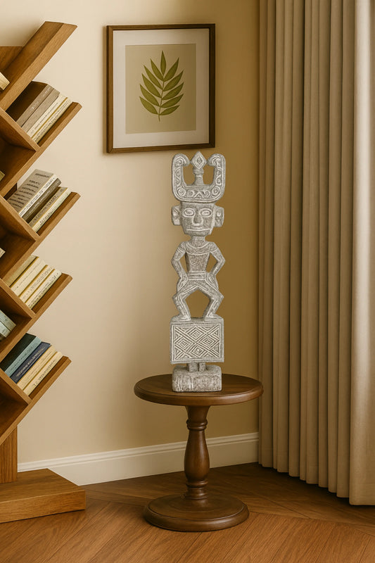Small Tribal Man Statue