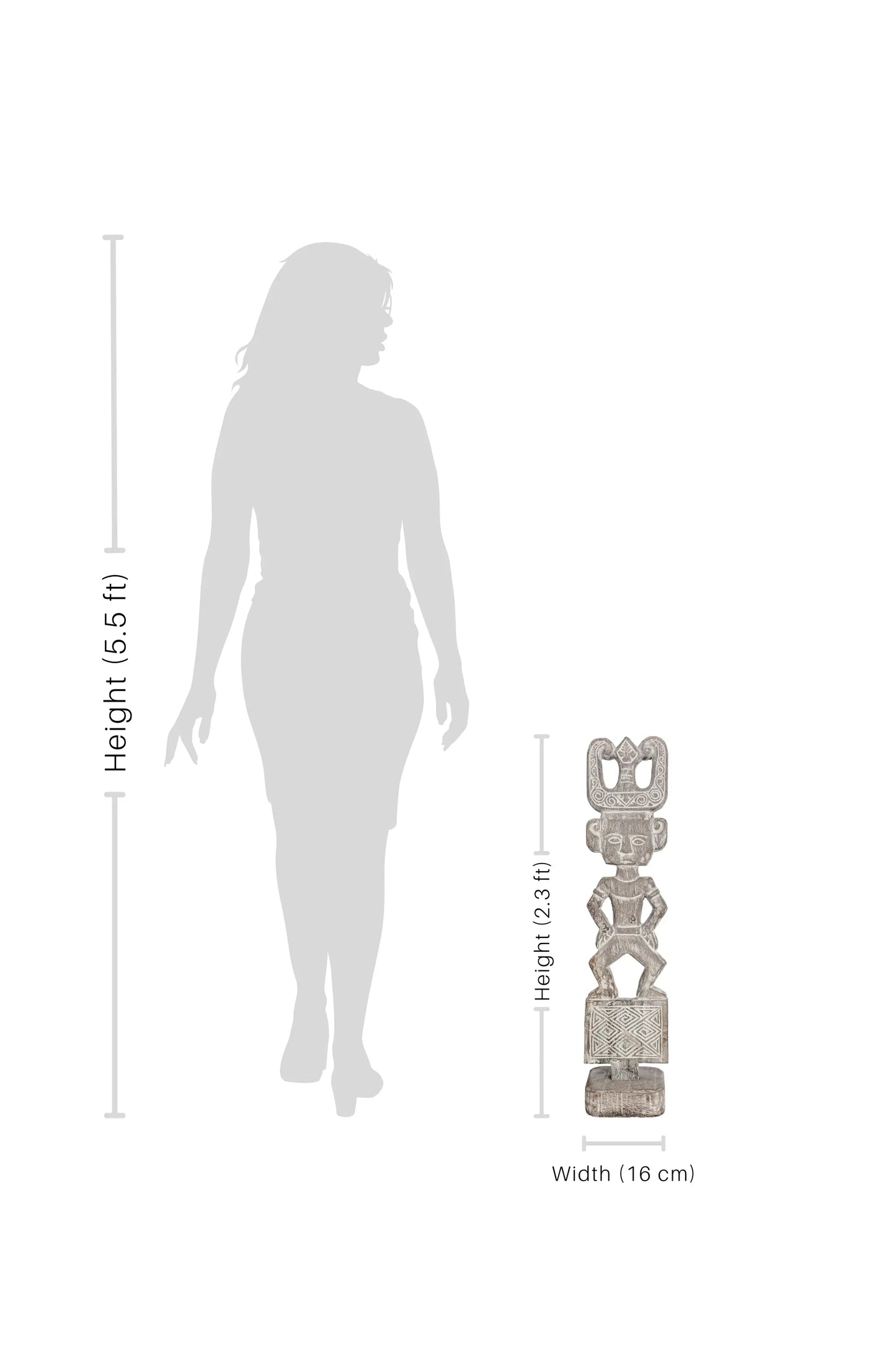 Small Tribal Man Statue