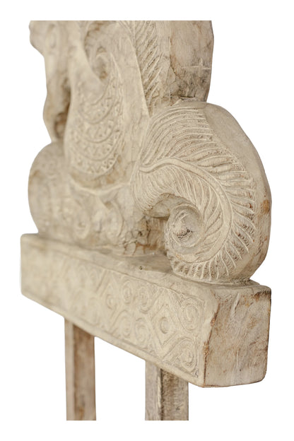 Hand Carved Wooden Chicken Mural