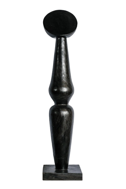 Small Curvy Totem Burnt Black – Style 01