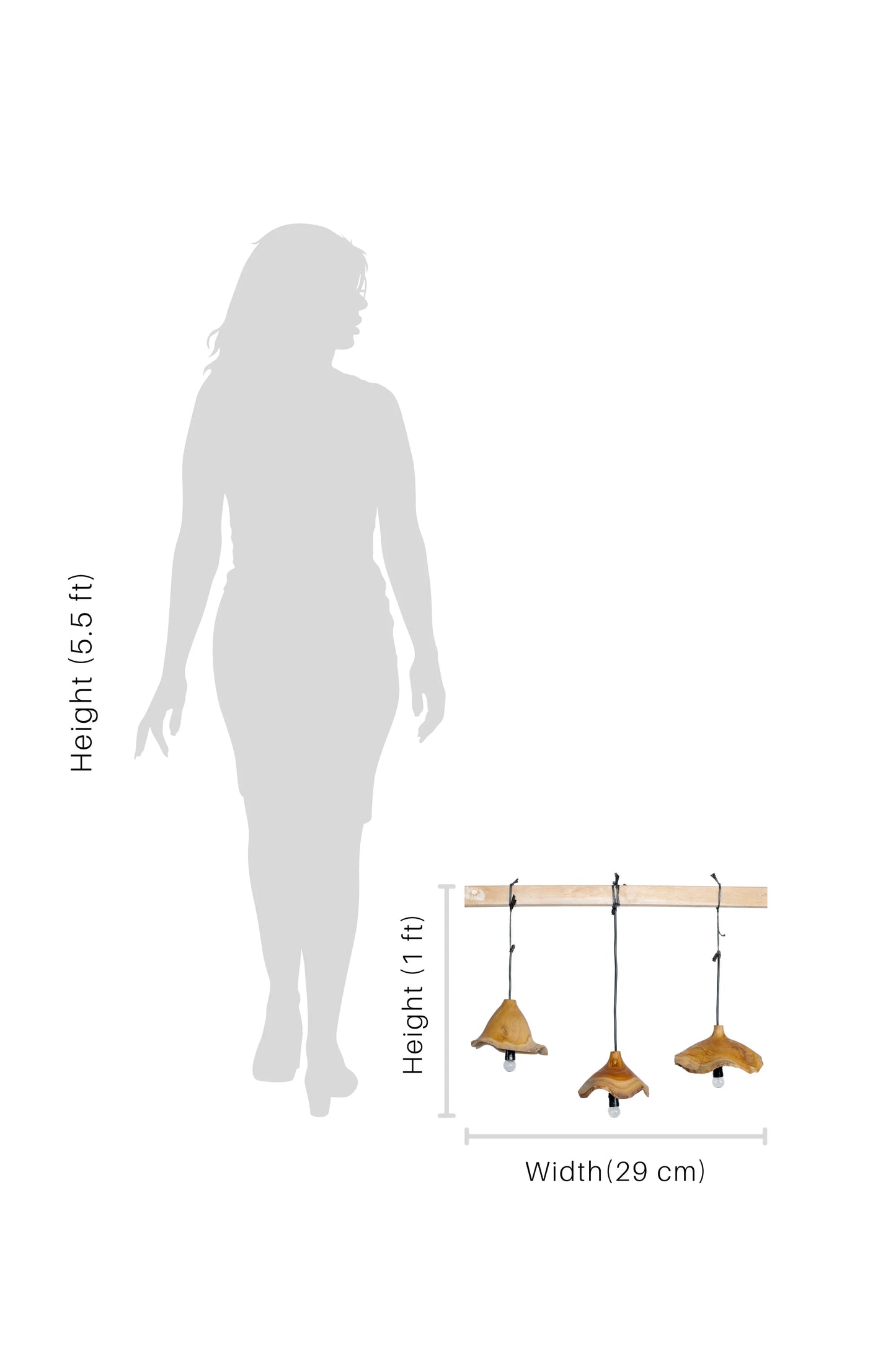 Natural Teak Root Wooden Lampshade