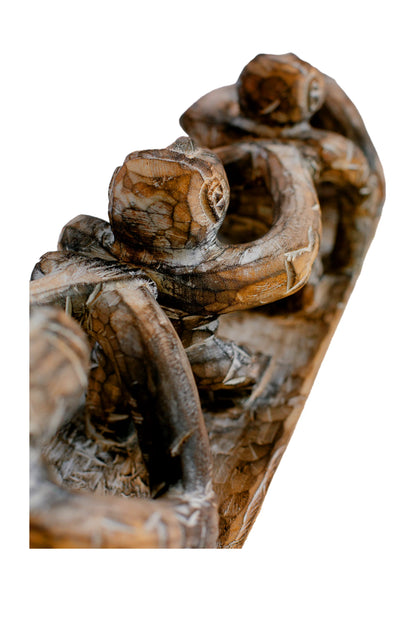 Timor Antique Rowing Tribal Boatmen