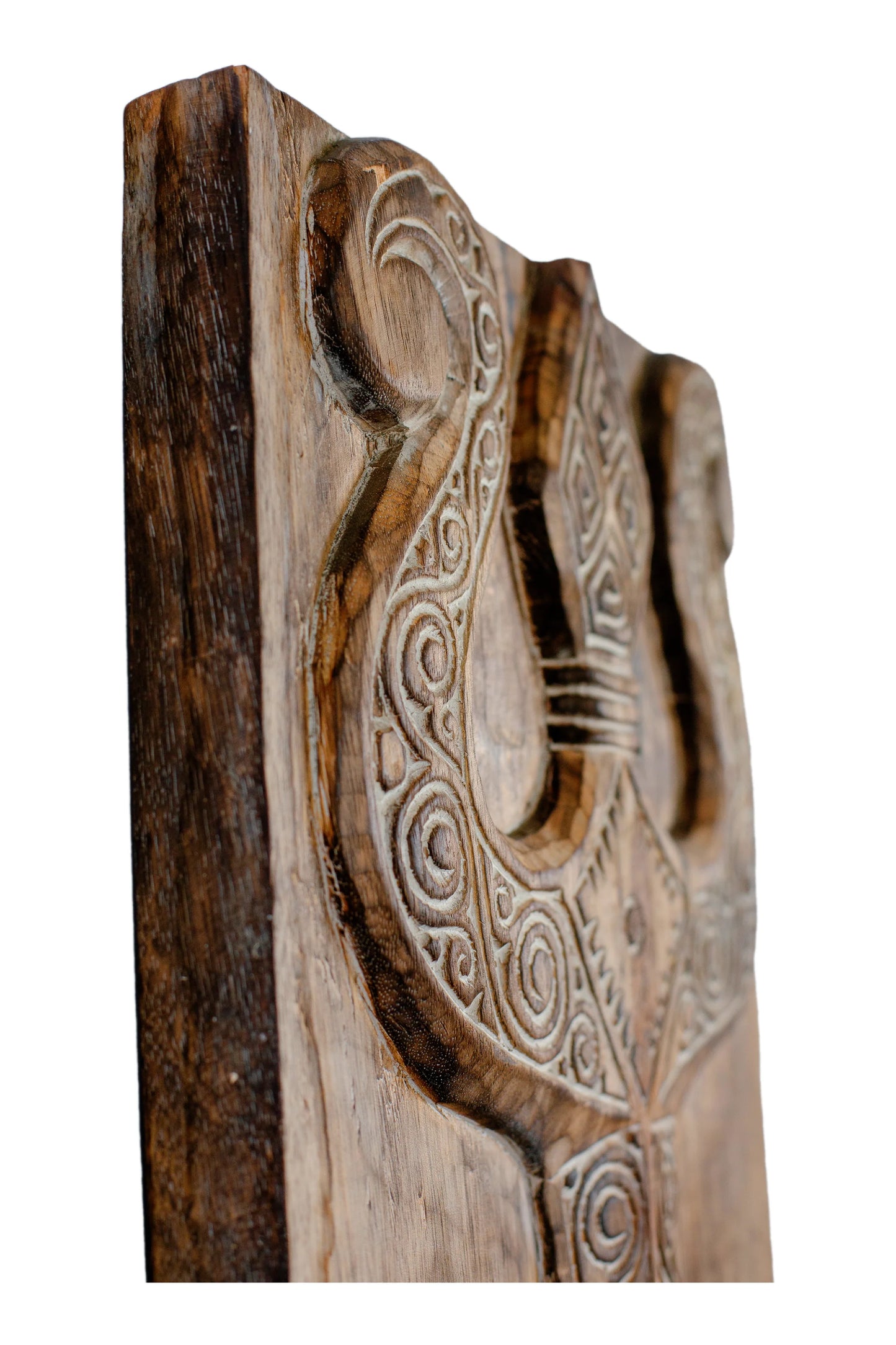 Tribal Madurese Carved King Panel - Style 06