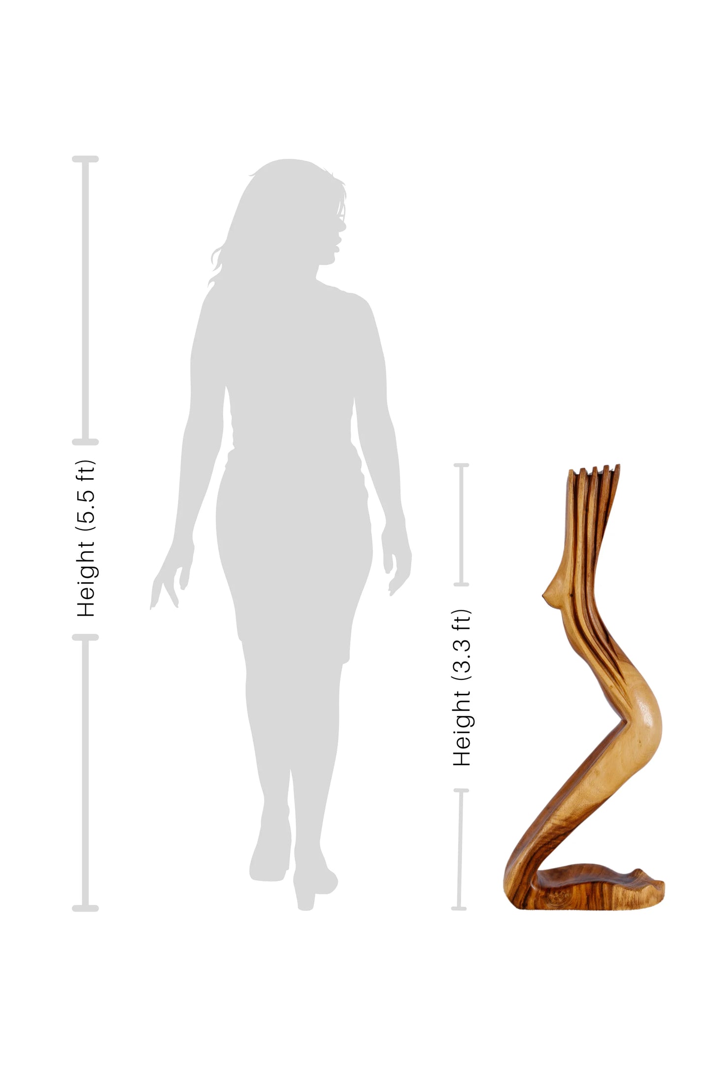 Flow of Sensuality - Female Figurine - Contemperory Art Sculpture