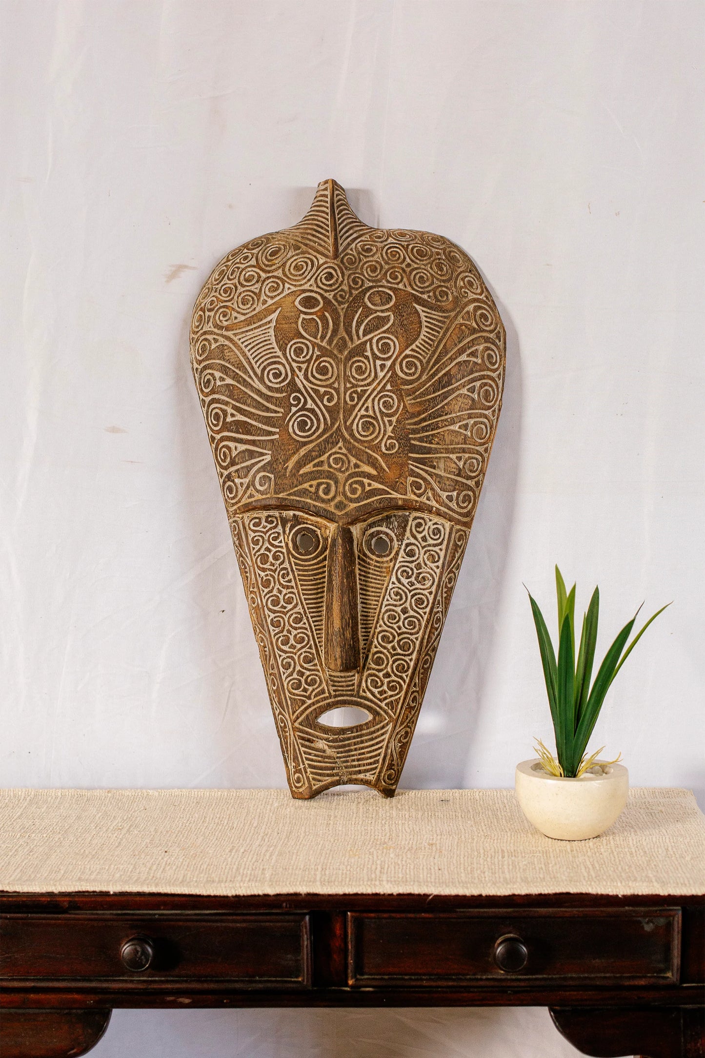 Timor Tribal Head Priest Mask