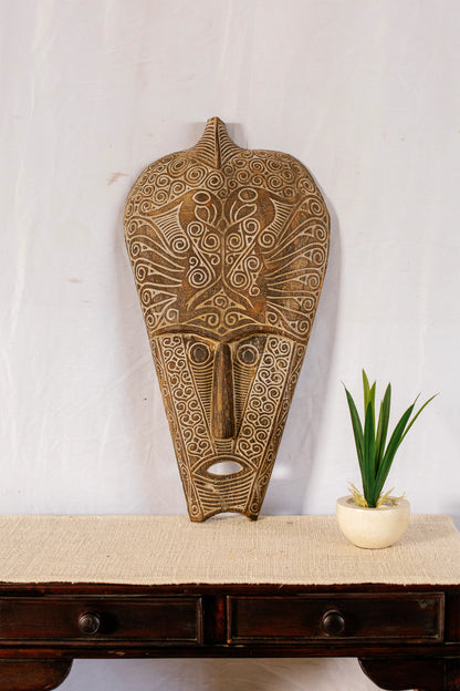 Timor Tribal Head Priest Mask