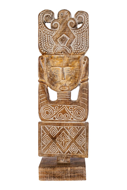 Timor Tribal Village Head's Statue