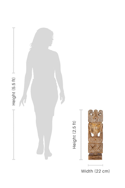 Timor Tribal Village Head's Statue