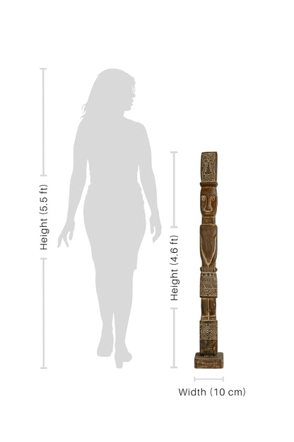 Timor Tribal Mini Totem Carving - Style 1