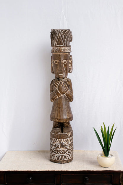 Timor Village Tribal Priest Statue