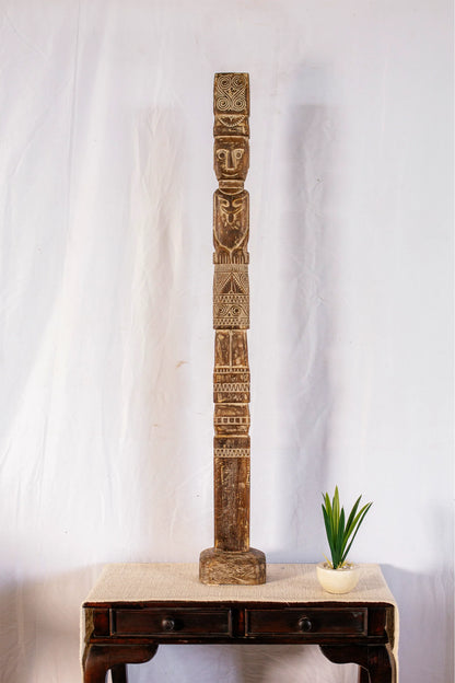 Timor Tribal mini Totem carving - Style 2A