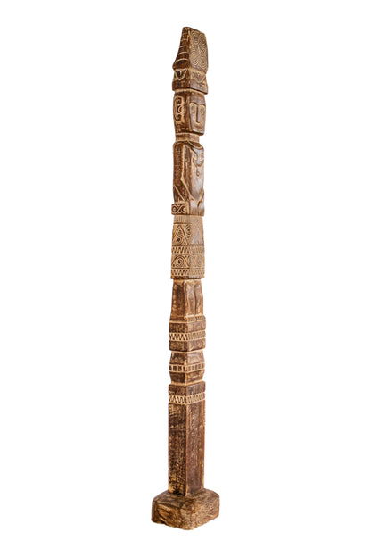 Timor Tribal mini Totem carving - Style 2A