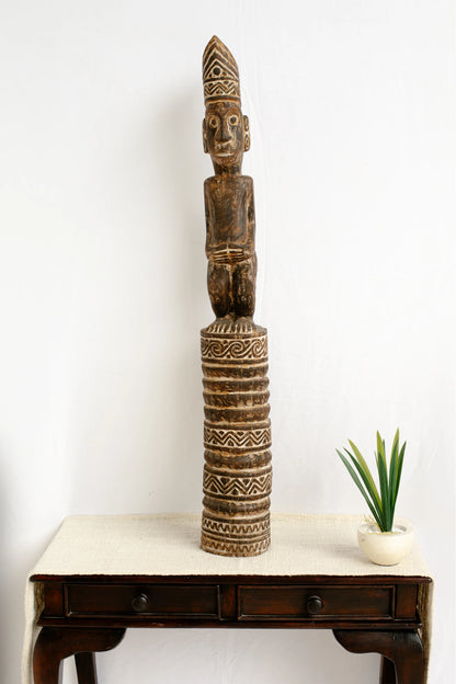 Timor Tribal Mini Totem Carving – Style 2B