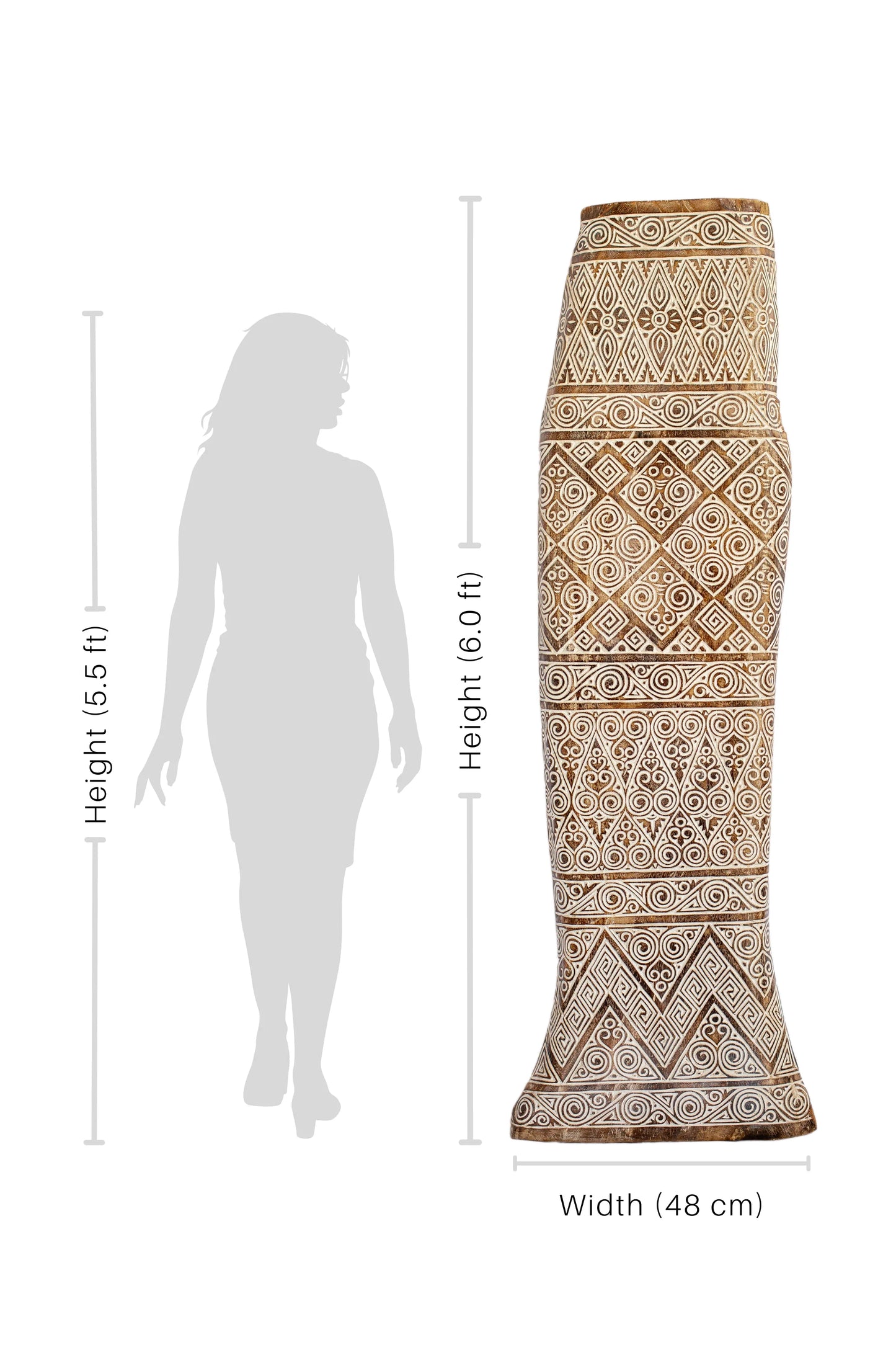 Timor Tribal Handcarved Panel - Style 2