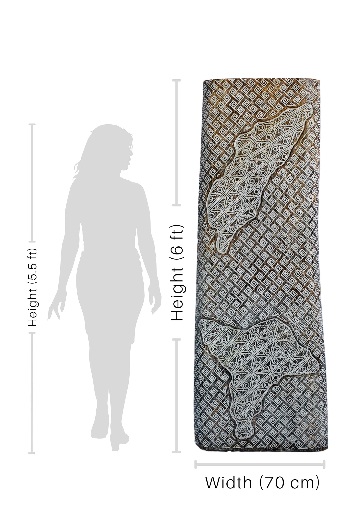 Timor Tribal Handcarved Panel - Style 4 (Spl Indonesian Islands Carving)