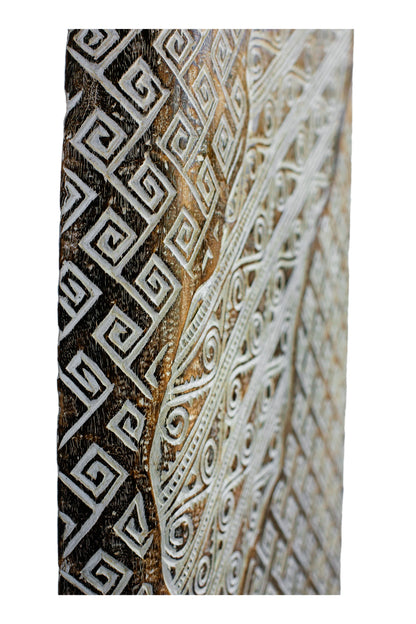 Timor Tribal Handcarved Panel - Style 4 (Spl Indonesian Islands Carving)