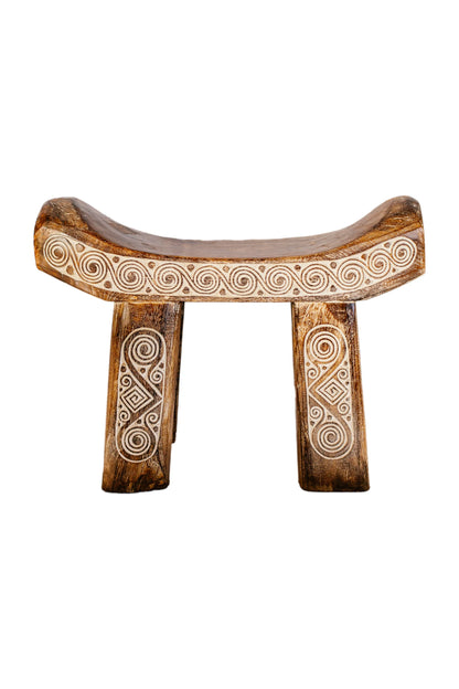 Timor Tribal Handcarved Wooden Bench