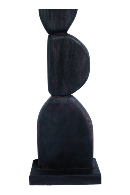 Calm Amid Chaos - Contemporary Handcarved Totem Art - Style 1